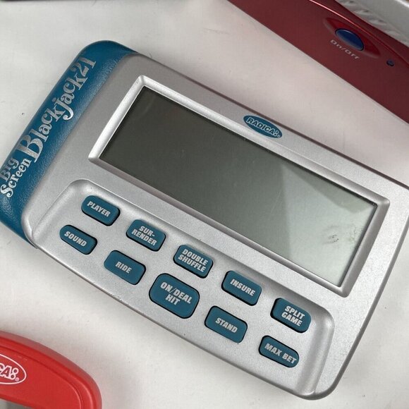 TESTED Lot of 6 Handheld Electronic Games Radica Hasbro Poker Simon Blackjack - Picture 6 of 8